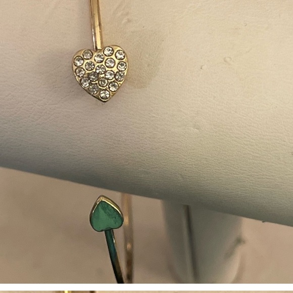 Swarovski Crystals heart bangle - Picture 2 of 3